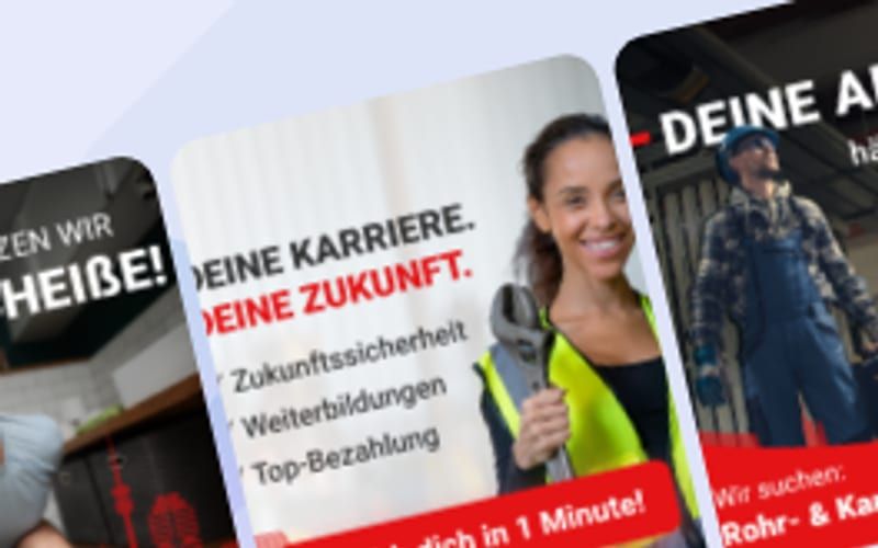Social-Media-Beitrag für Abflussblitz, umgesetzt von Web Labels