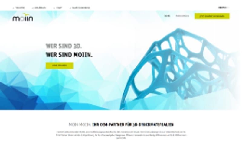 Projekt für DMG Digital: Ansicht der Website, umgesetzt von Web Labels