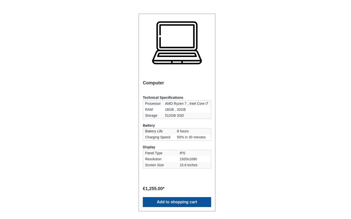 Shopware-6-Plugin Eigenschaften gruppiert anzeigen von Web Labels: Ansicht aus dem Shopware Store