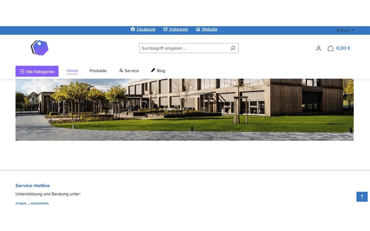 Shopware-6-Plugin Flyout-Navigation und Megamenü von Web Labels: Ansicht aus dem Shopware Store