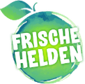 Logo Frische Helden by Marker, Kunde von Web Labels