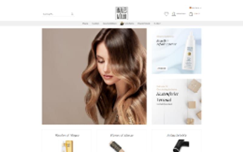 Projekt für Marlies Möller: Ansicht der Website, umgesetzt von Web Labels