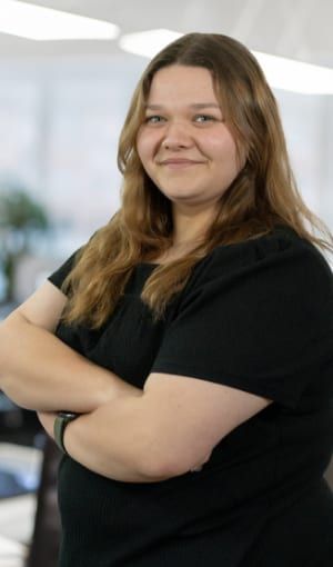 Rosa-Lee Biesterfeldt, Auszubildende bei Web Labels in Bargteheide