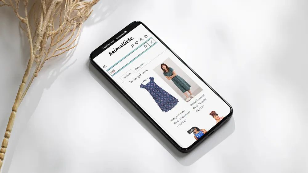 Screenshot Suche als Overlay für Shopware 6: Ansicht 1