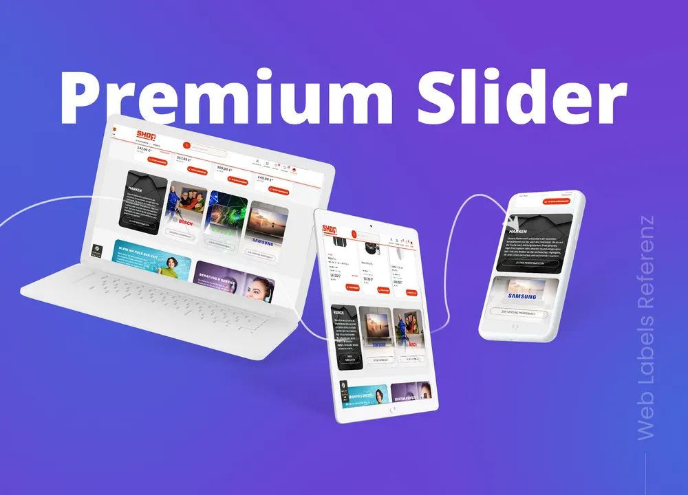 Screenshot Premium-Slider für Artikel und Kategorien für Shopware 6: Ansicht 1