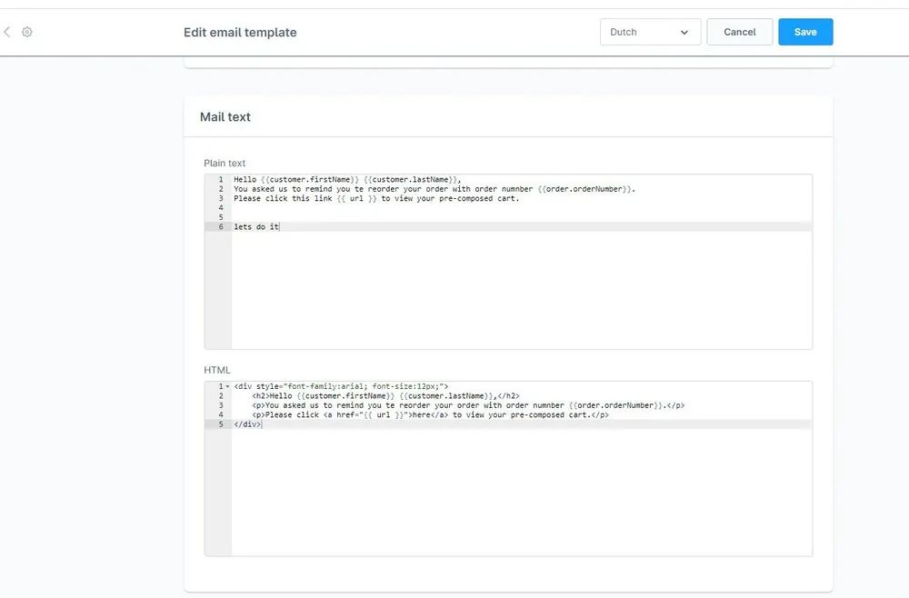 Screenshot Abo-Warenkorb ohne Verbindlichkeit für Shopware 6: Ansicht 1