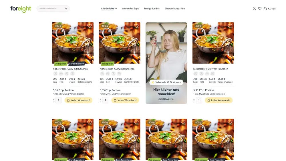 Screenshot Werbebanner im Listing für Shopware 6: Ansicht 2