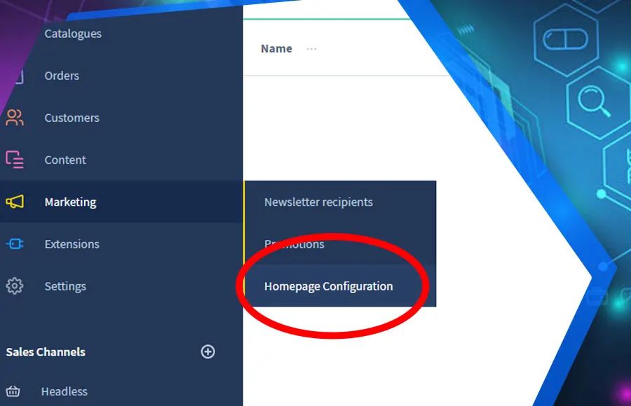 Screenshot Zeitgesteuerte Erlebniswelten je Kundengruppe für Shopware 6: Ansicht 3