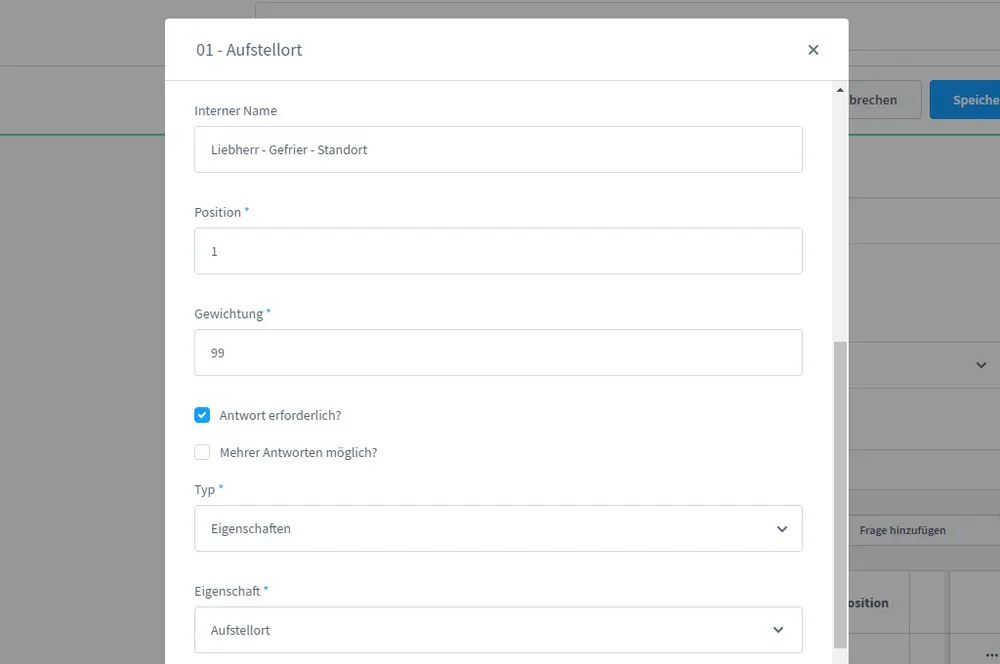 Screenshot Intelligenter Produktberater für Shopware 6: Ansicht 3