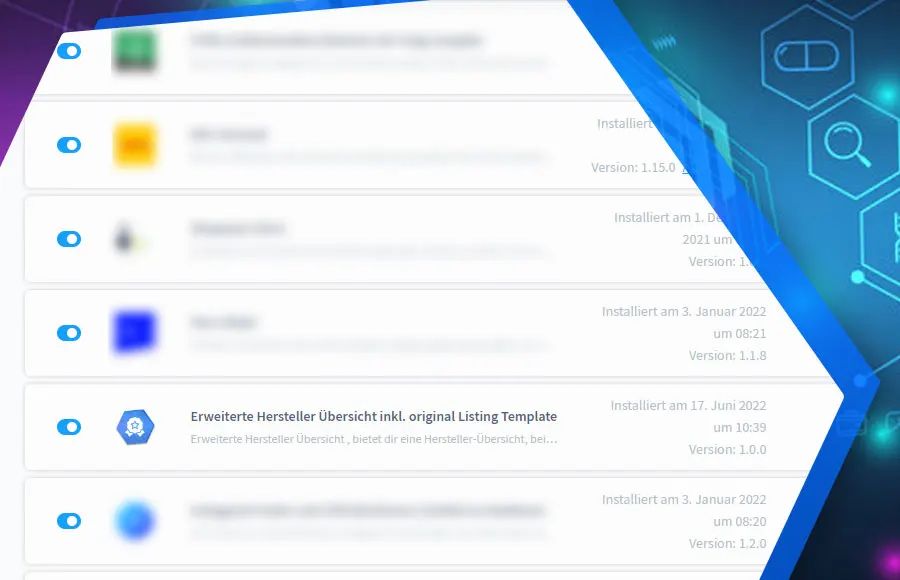 Screenshot Extended manufacturer overview for Shopware 6: view 3