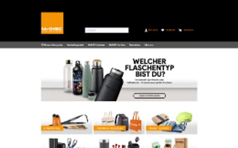 Projekt für Mr DISC: Ansicht der Website, umgesetzt von Web Labels