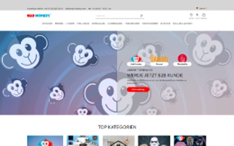 Projekt für ThumbsUp: Ansicht der Website, umgesetzt von Web Labels
