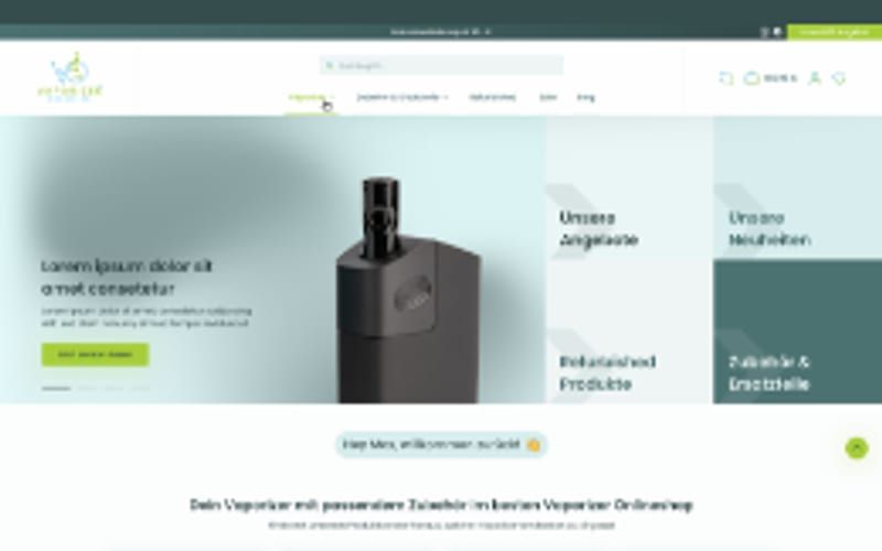 Projekt für Wagner: Ansicht der Website, umgesetzt von Web Labels