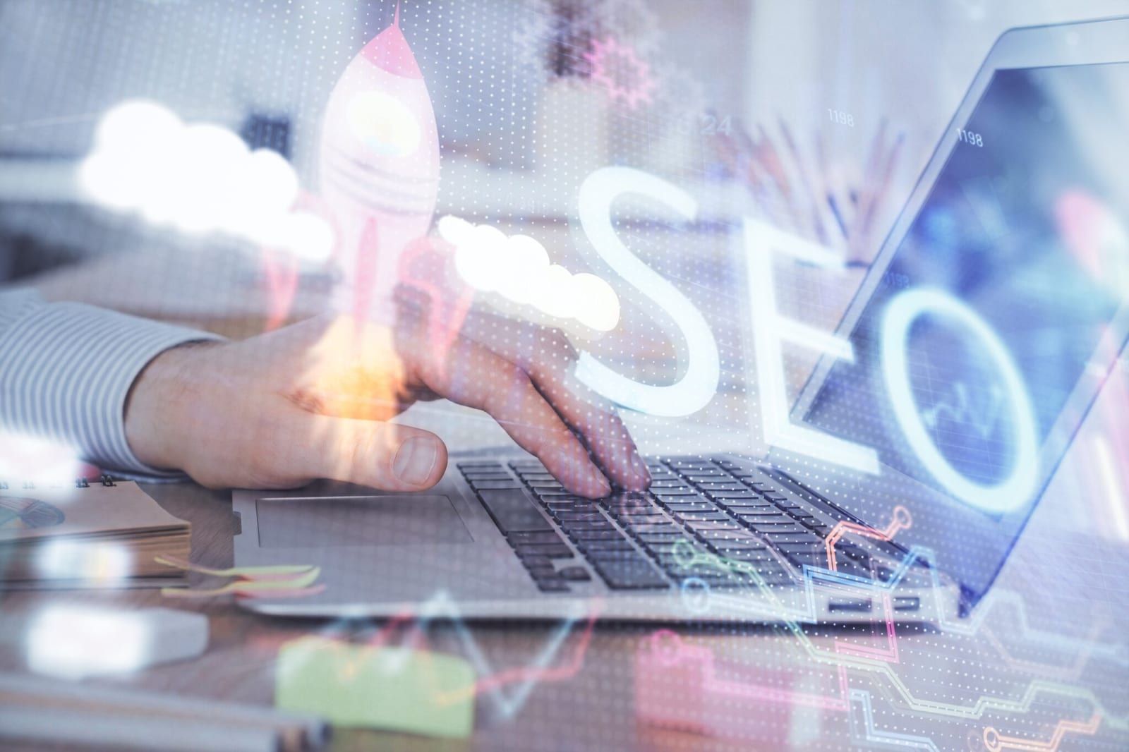 Beitragsbild: OnPage-SEO am Laptop