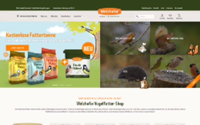 Projekt für Welzhofer: Ansicht der Website, umgesetzt von Web Labels