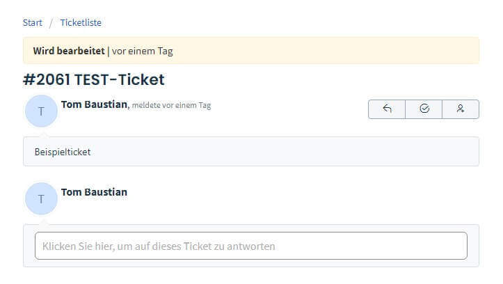 Web Labels Ticketsystem